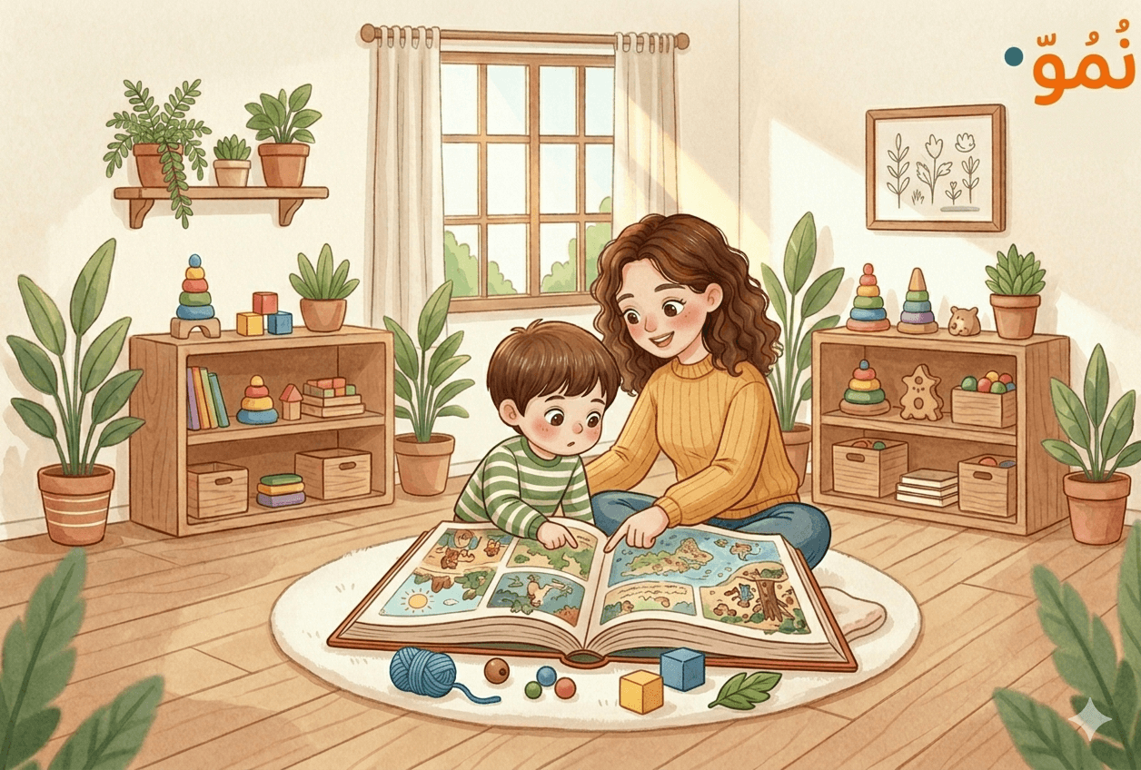 قراءة الكتب المصوّرة