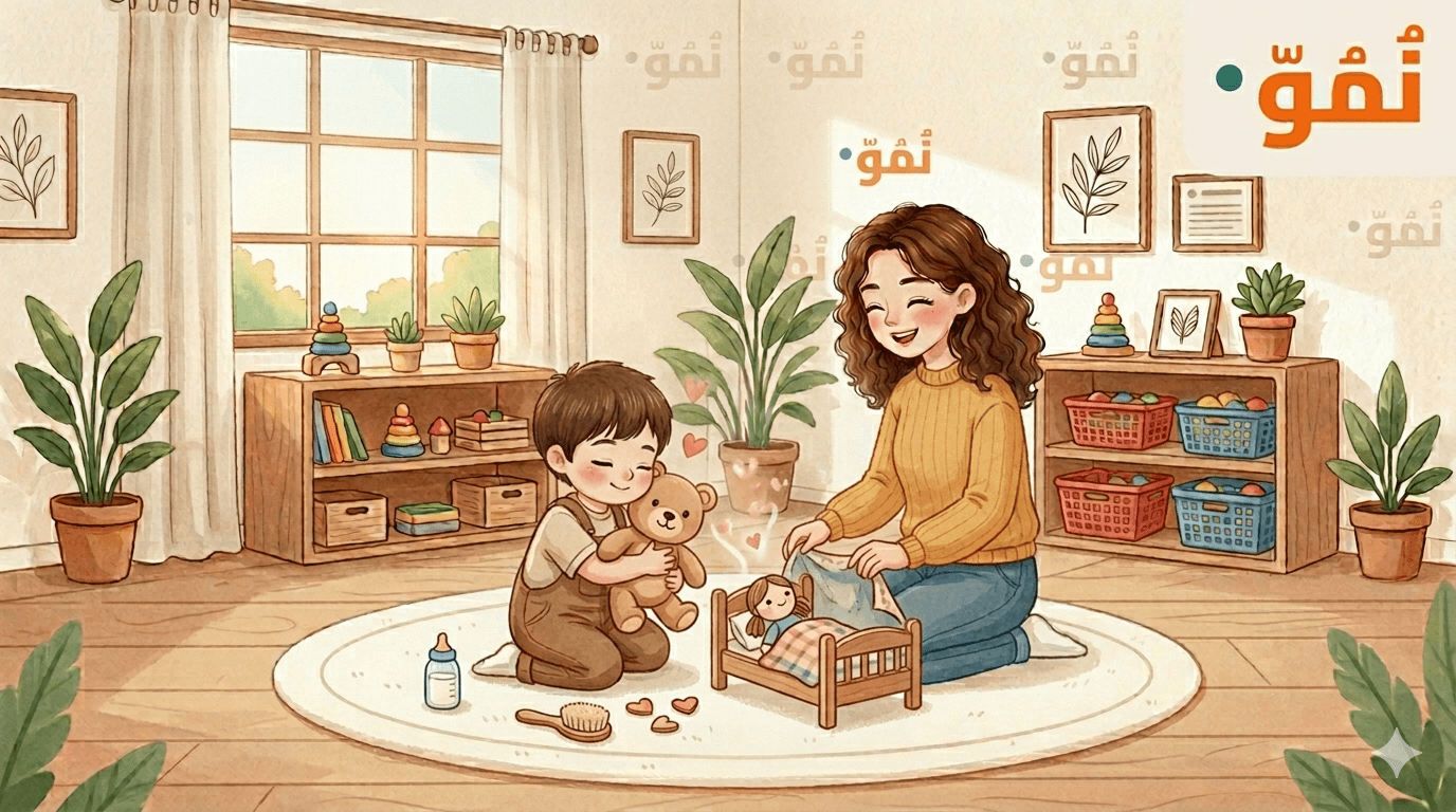 عناق الدمى ورعايتها