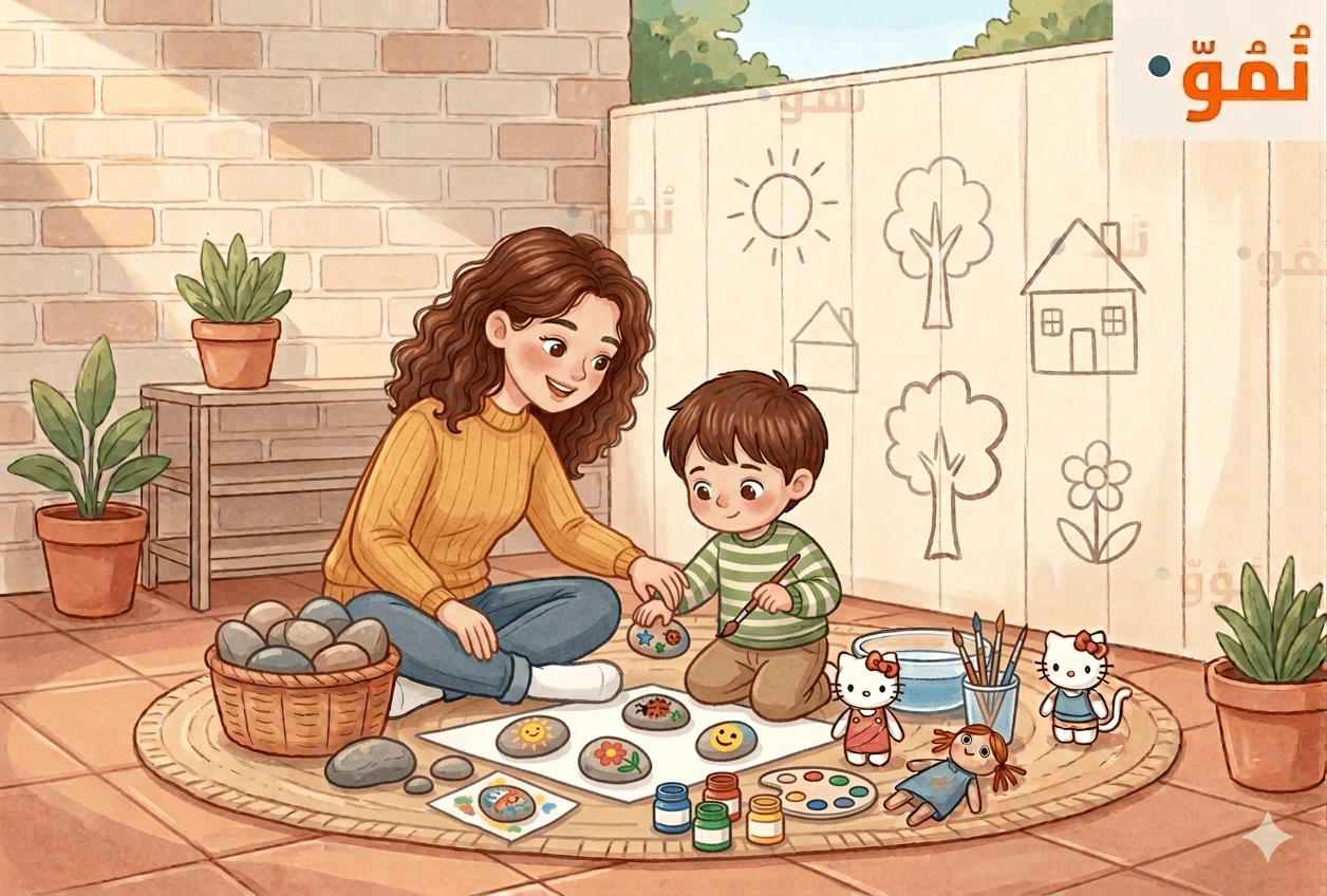 تلوين عناصر الطبيعة