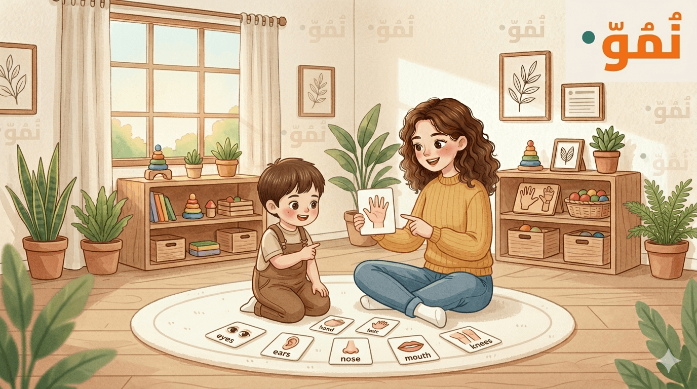 تسمية أجزاء الجسم