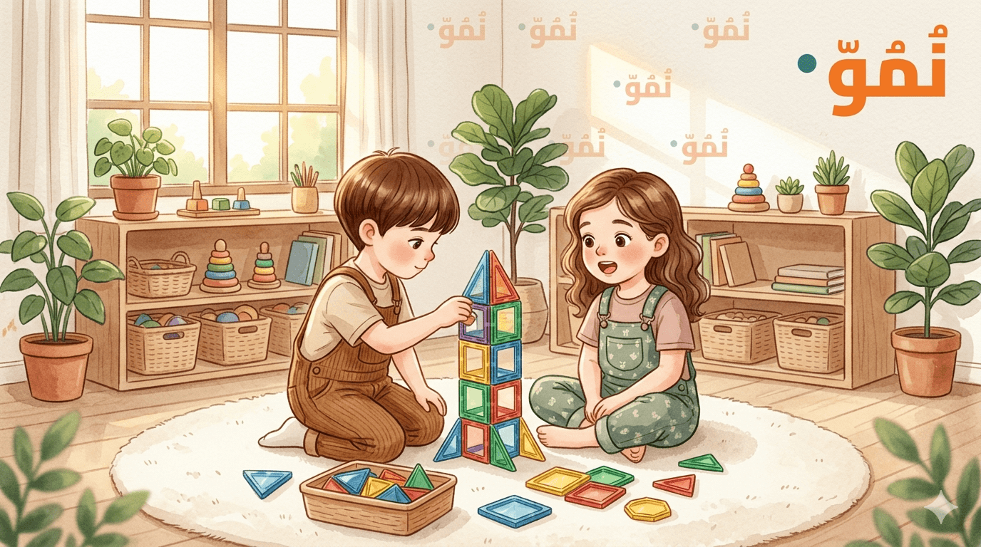 لعبة المغناطيس التبادلية