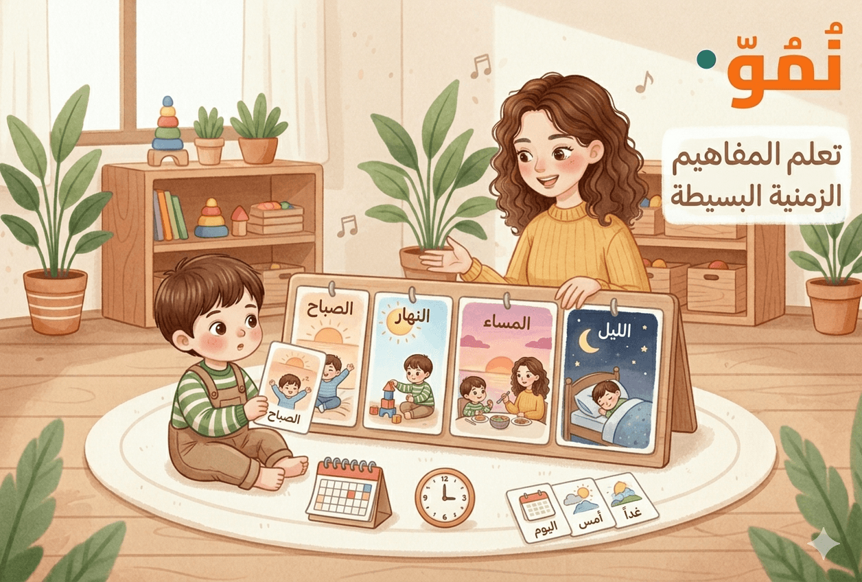 تعلم المفاهيم الزمنية البسيطة