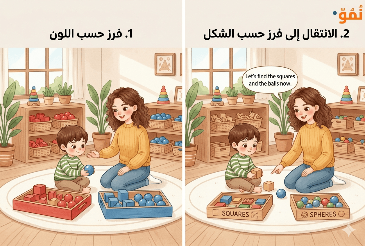تصنيف الألعاب حسب سمات متعددة