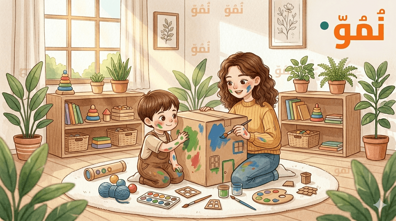 تزيين صندوق كبير