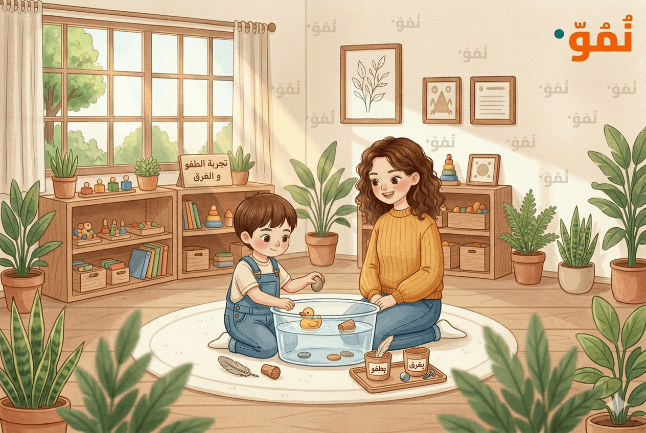 تجربة الطفو والغرق
