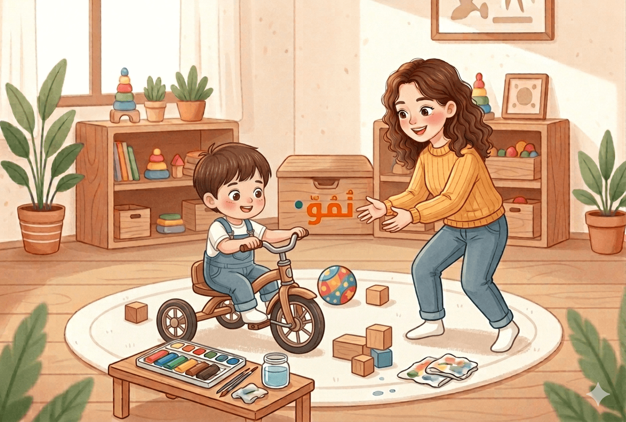 ركوب الدراجة ثلاثية العجلات