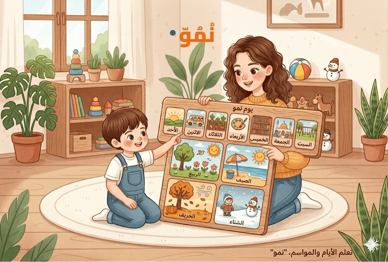 تعلم الأيام والمواسم