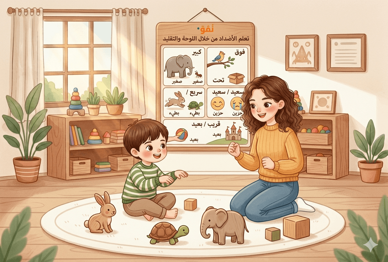 تعلم الأضداد