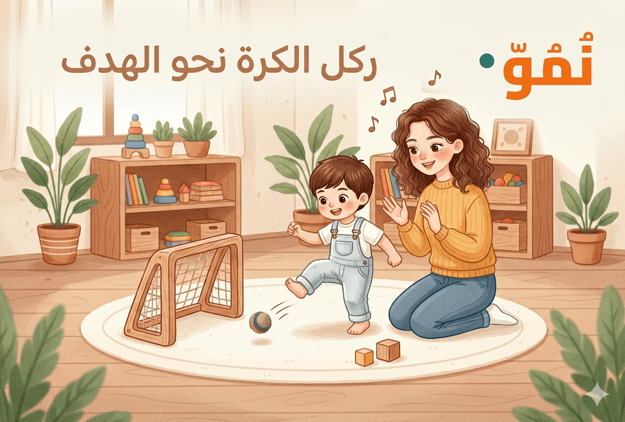 ركل الكرة نحو هدف