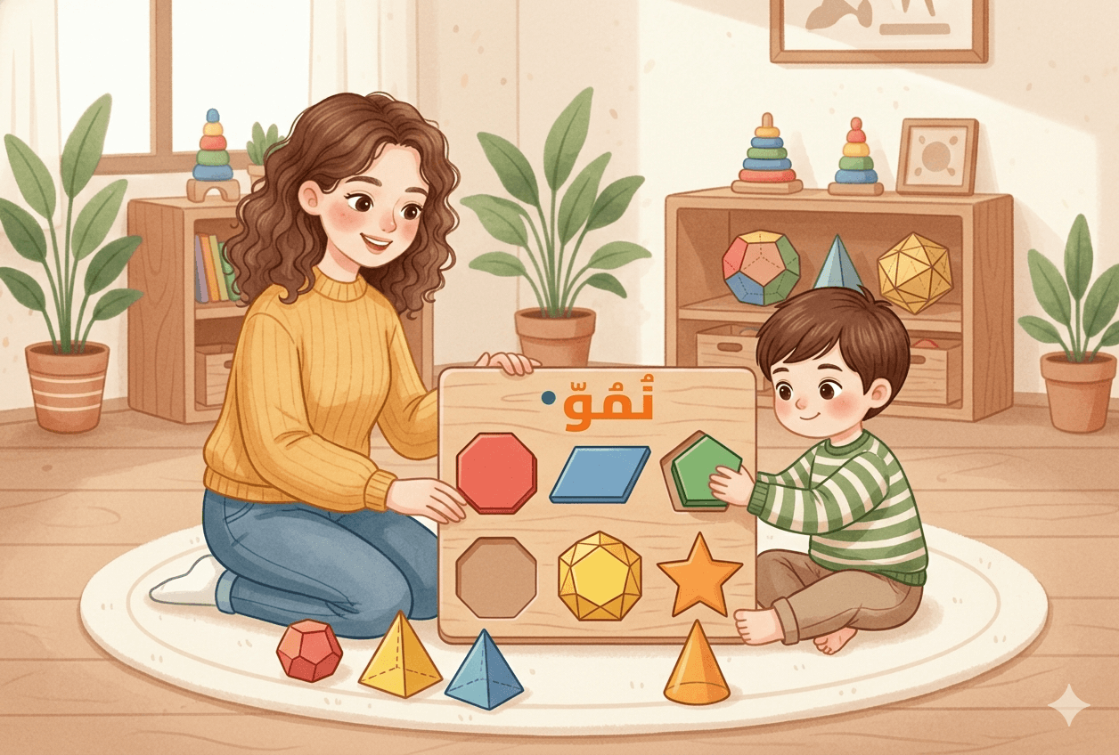 تعلم الأشكال الهندسية المعقدة